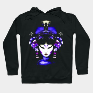 Geisha Girl Painting Hoodie